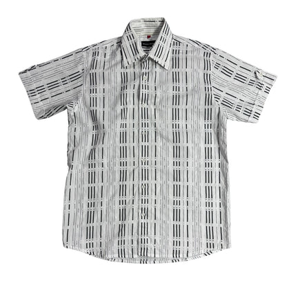 Much More® Monochrome Pattern Short Sleeve Shirt(S)