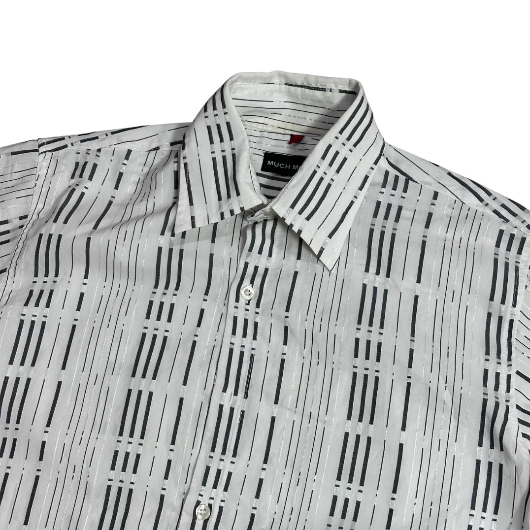 Much More® Monochrome Pattern Short Sleeve Shirt(S)