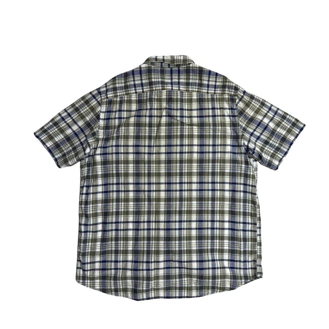 Faded Glory® Classic Plaid Short Sleeve Shirt(L)