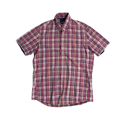 Hechter® Multicolor Check Short Sleeve Shirt(M)
