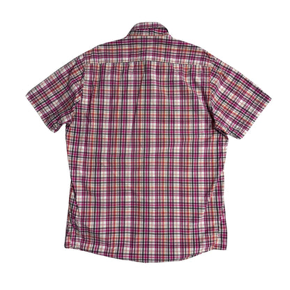 Hechter® Multicolor Check Short Sleeve Shirt(M)