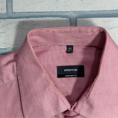 Eterna® Comfort Fit Rose Formal Short Sleeve Shirt(M)