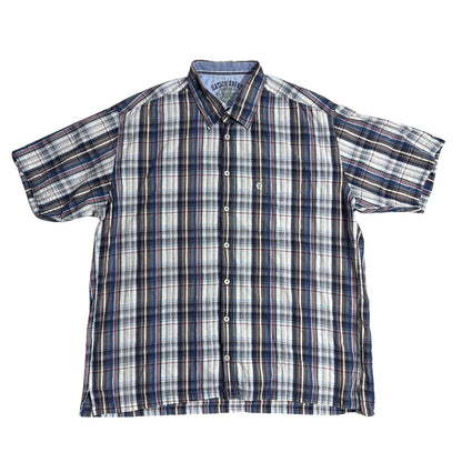 Hatico Sport® 📘 Classic Checked Short Sleeve Casual Shirt(XL)