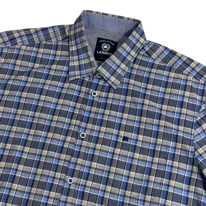 Lerros® 🔷 Checked Button-Up Casual Shirt(XL)