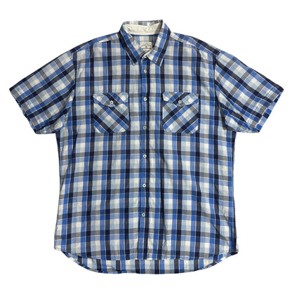 TOM TAILOR® 🔹 Dual Pocket Plaid Short Sleeve Shirt(XL)