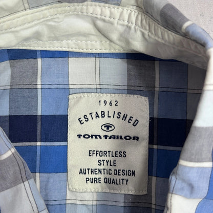 TOM TAILOR® 🔹 Dual Pocket Plaid Short Sleeve Shirt(XL)