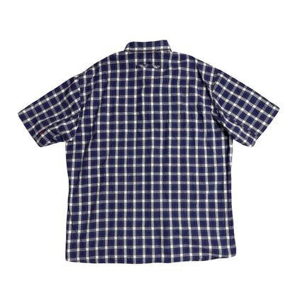 🔴 SIGNUM® Classic Checked Short Sleeve Button-Up Shirt(XL)
