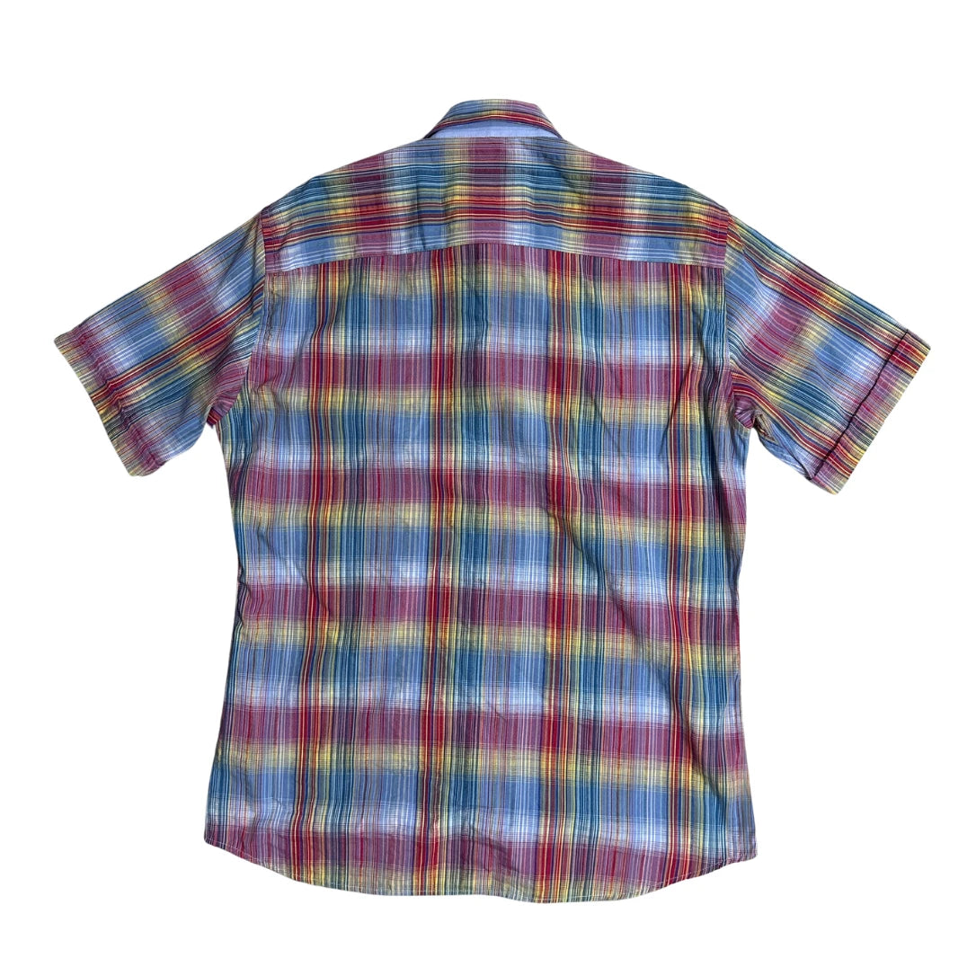 🎨 MONTE CARLO® Multicolor Checked Casual Shirt(M)