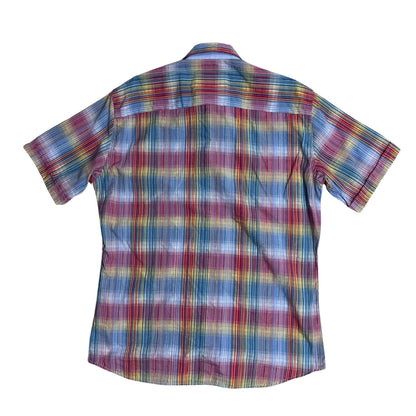 🎨 MONTE CARLO® Multicolor Checked Casual Shirt(M)