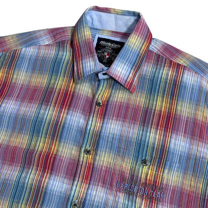🎨 MONTE CARLO® Multicolor Checked Casual Shirt(M)