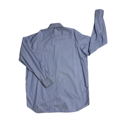 Tom James® Blue Striped Formal Shirt(XL)