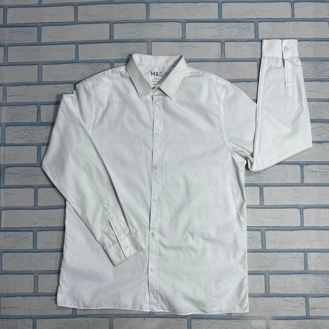 M&S® White Classic Formal Shirt(S)