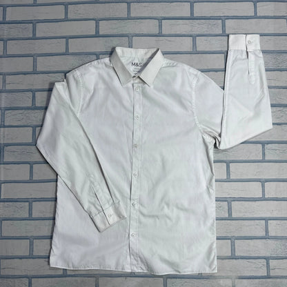 M&S® White Classic Formal Shirt(S)
