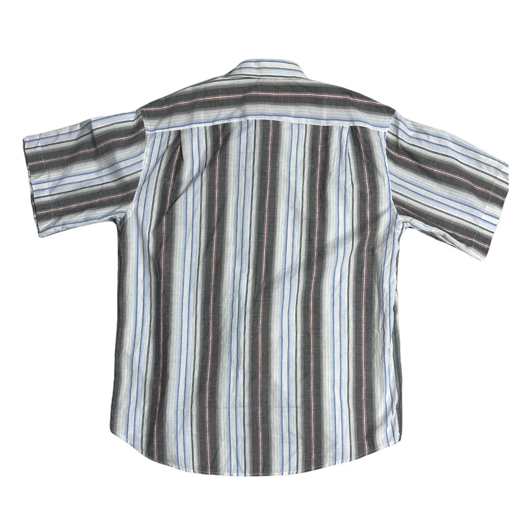 Nixie® Multi Stripe Casual Short Sleeve Shirt(M)