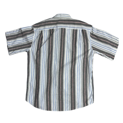 Nixie® Multi Stripe Casual Short Sleeve Shirt(M)