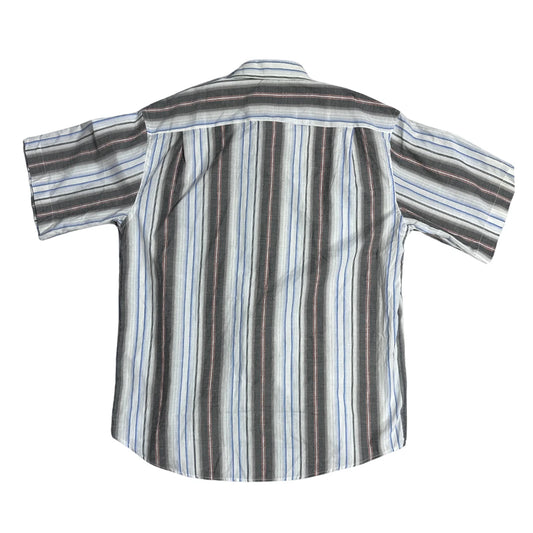 Nixie® Multi Stripe Casual Short Sleeve Shirt(M)