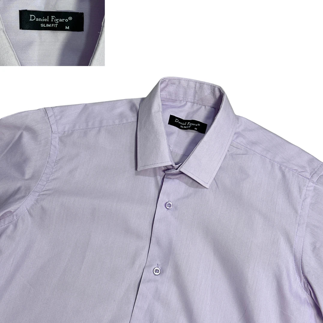 Daniel Figaro® Light Lavender Slim Fit Shirt(M)