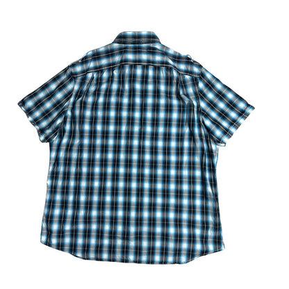 APT.9® Blue Plaid Casual Shirt(2XL)