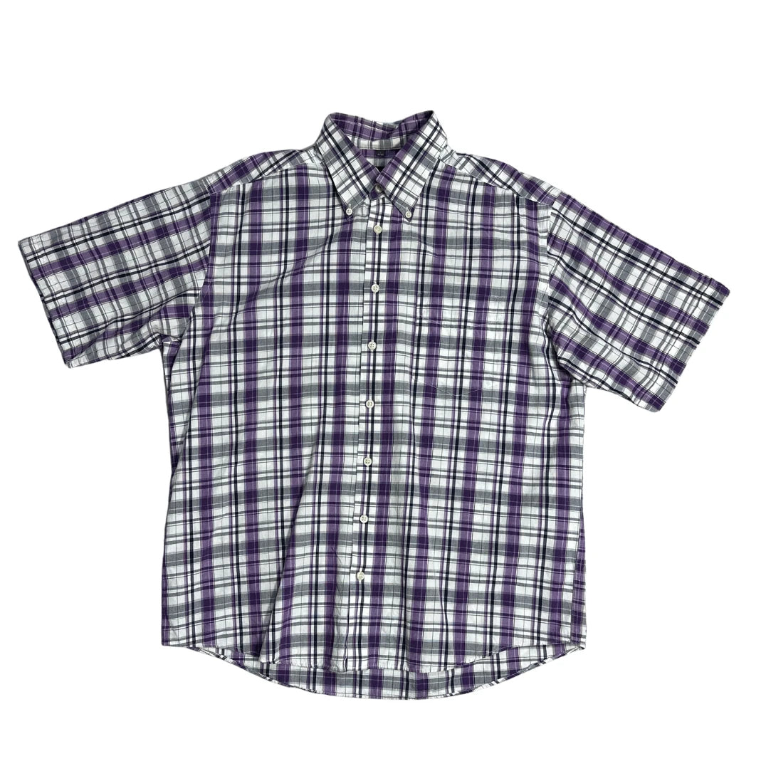 ZAB® Purple Check Casual Shirt(L)
