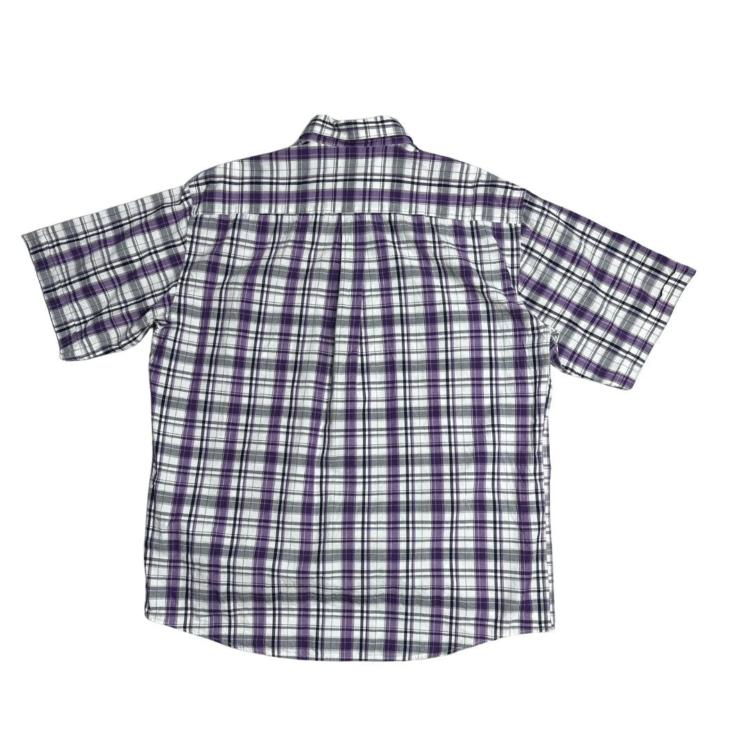 ZAB® Purple Check Casual Shirt(L)
