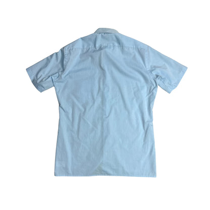 Olymp® Sky Blue Short Sleeve Formal Shirt(L)