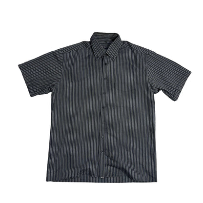 Bexleys® Black Striped Short Sleeve Shirt(L)