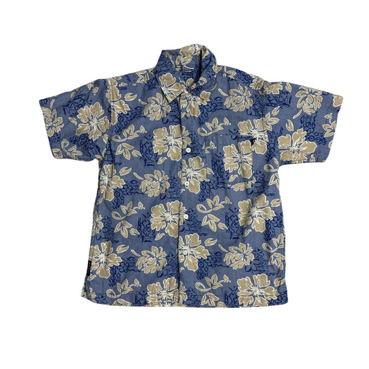 Old Navy® Blue Floral Casual Shirt(S)