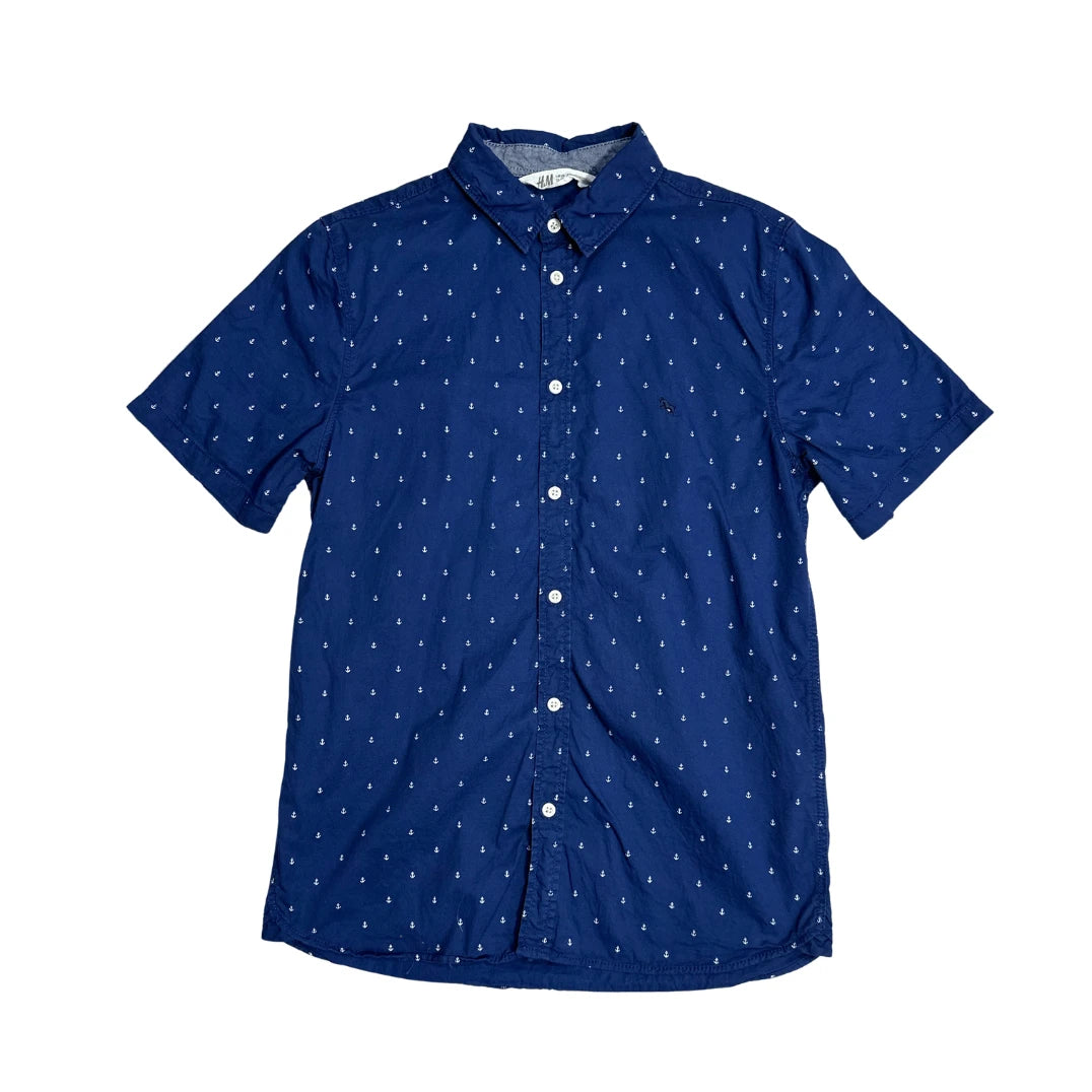 H&M® Navy Printed Casual Shirt(S)