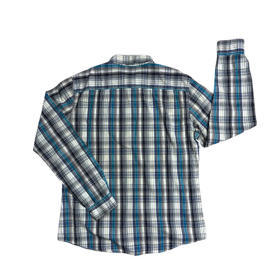 Esprit® Blue Plaid Casual Shirt (XL)