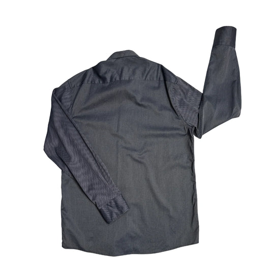 Eterna® Black Textured Formal Shirt (L)
