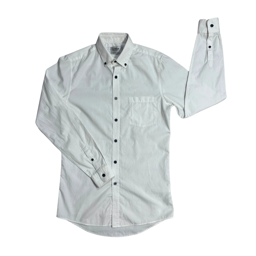 Topman® White Formal Button Shirt(S)