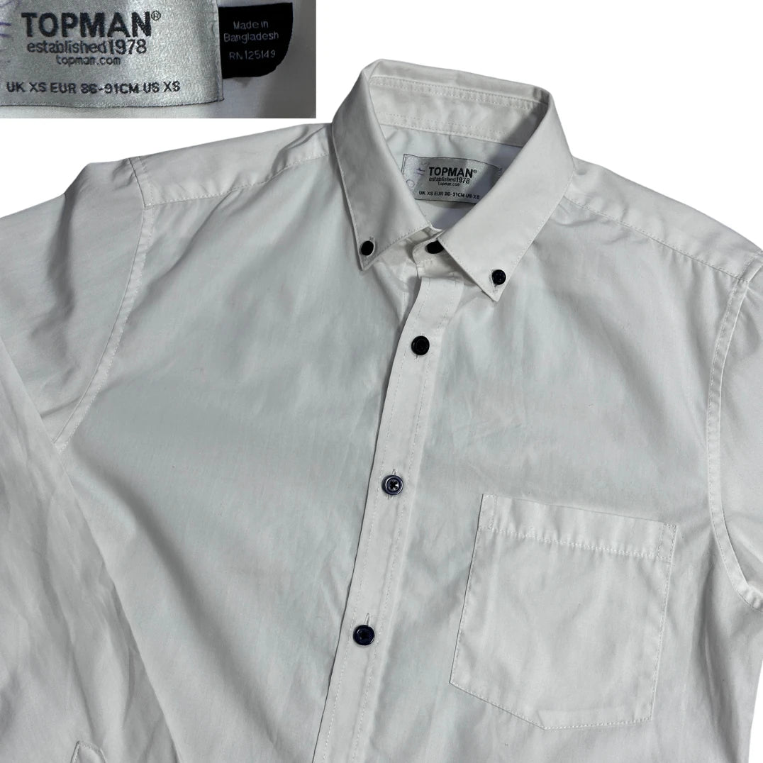Topman® White Formal Button Shirt(S)