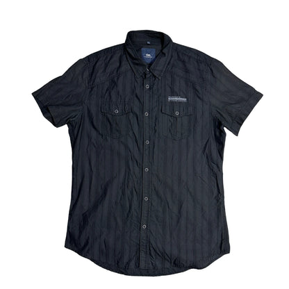 Clockhouse® Black Utility Short Sleeve Shirt(L)