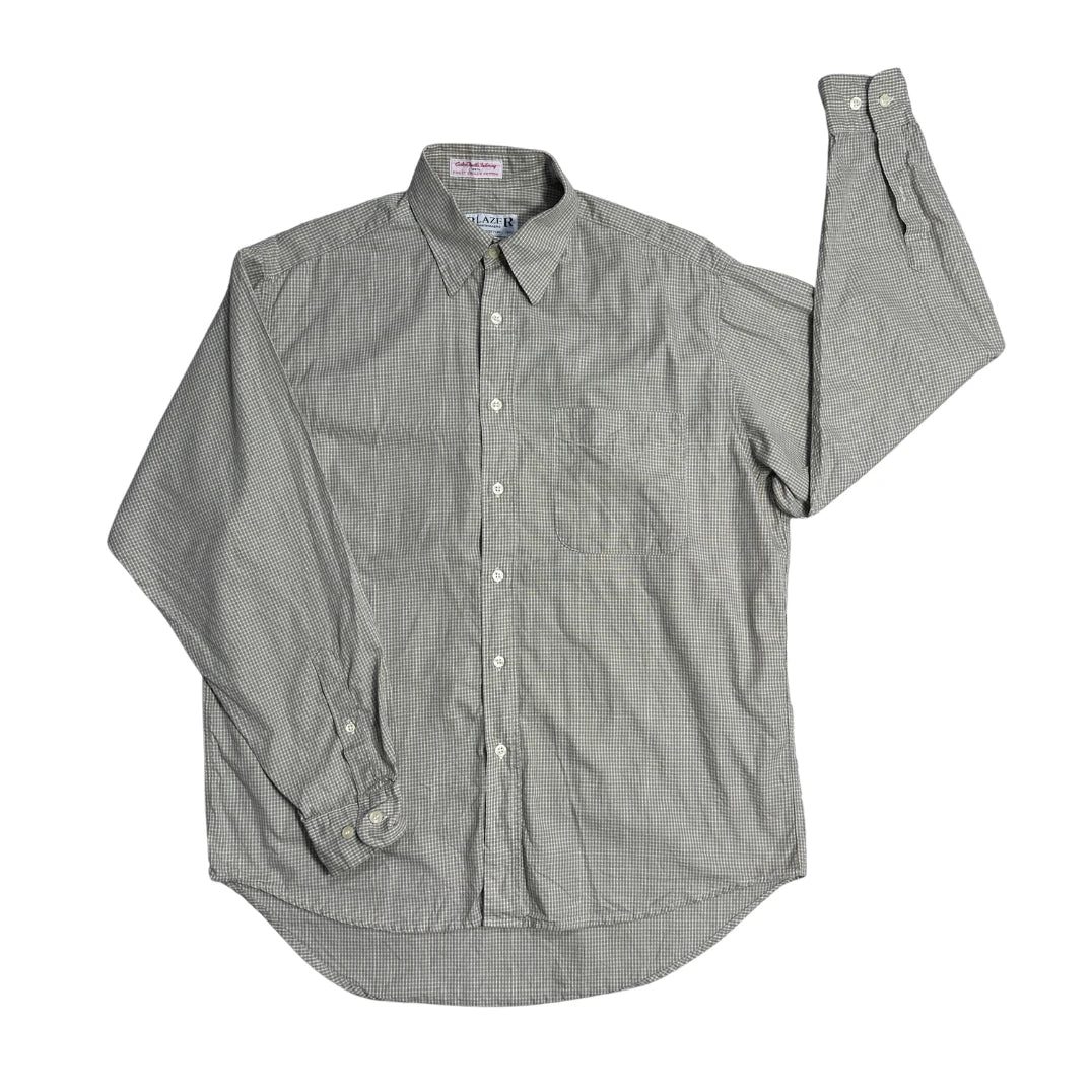 Blazer® Grey Check Formal Shirt(XL)