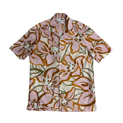 Zara® Pink Floral Resort Shirt(S)