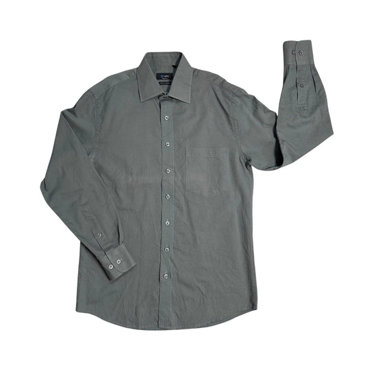 👔 Graphy® Dark Grey Classic Dress Shirt(M)