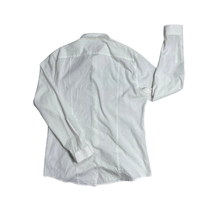 👔 H&M® White Slim Fit Dress Shirt(L)
