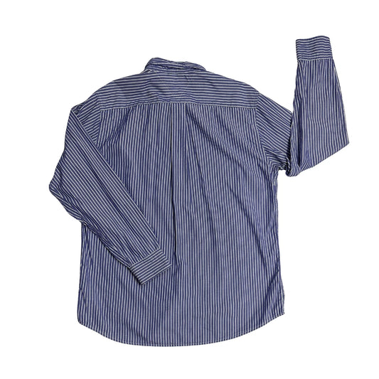 👔 Tommy Hilfiger® Blue Striped Button Down Shirt(XL)