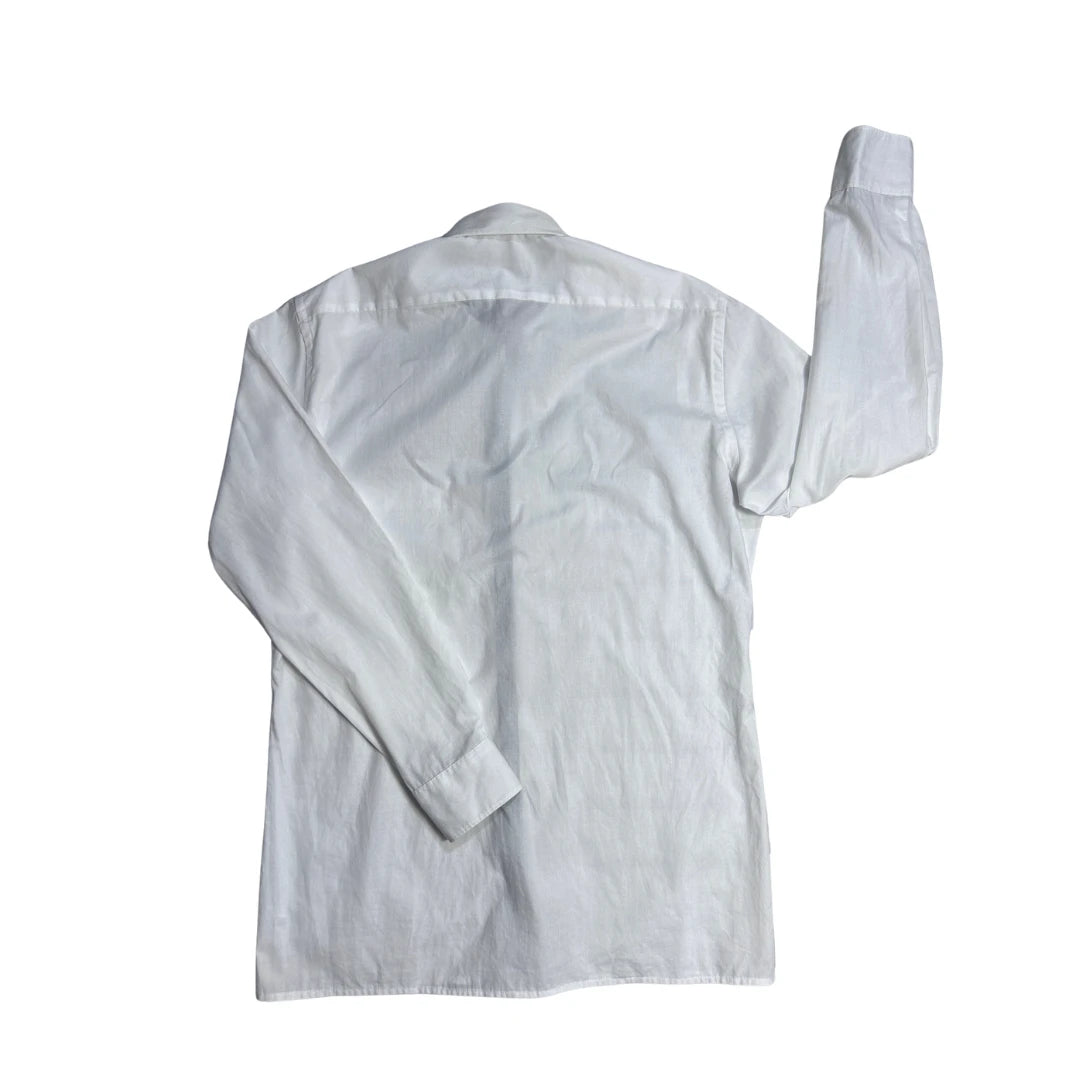 👔 Royal Class® White Modern Fit Dress Shirt(L)