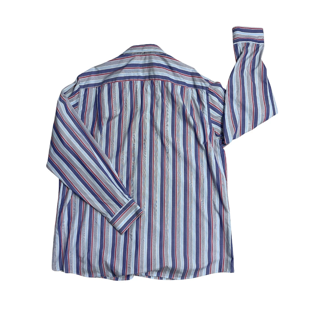 Walbusch® Blue Striped Formal Shirt(2XL)