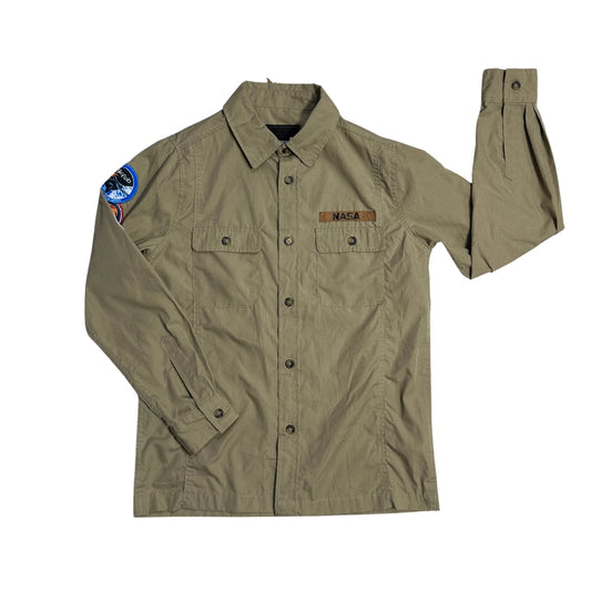 Buzz Aldrin® Khaki NASA Utility Shirt(M)