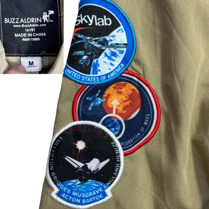 Buzz Aldrin® Khaki NASA Utility Shirt(M)