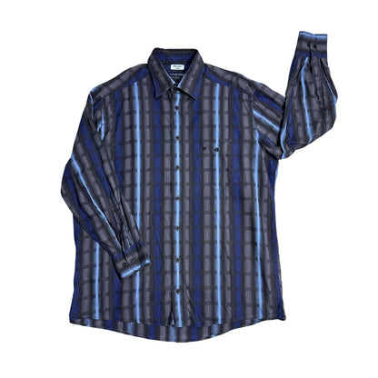 Casa Moda® Blue Check Formal Shirt(L)