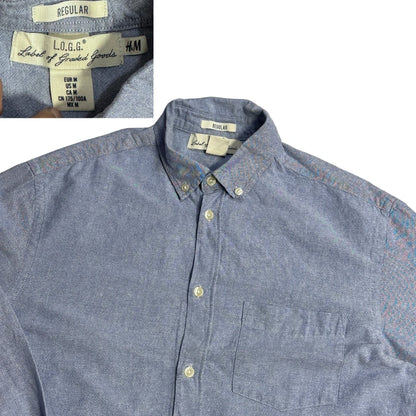 H&M® Light Blue Oxford Shirt(M)