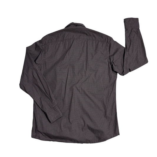 Pierre Cardin® Brown Pattern Formal Shirt(M)