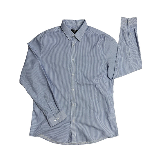 H&M® Blue Striped Slim Fit Shirt(L)
