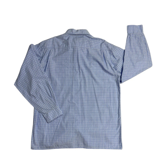 Camargue® Sky Blue Check Formal Shirt 👔(XL)