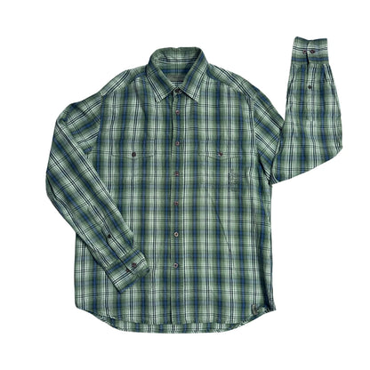 Frank Eden® Green Check Casual Shirt 💚(L)