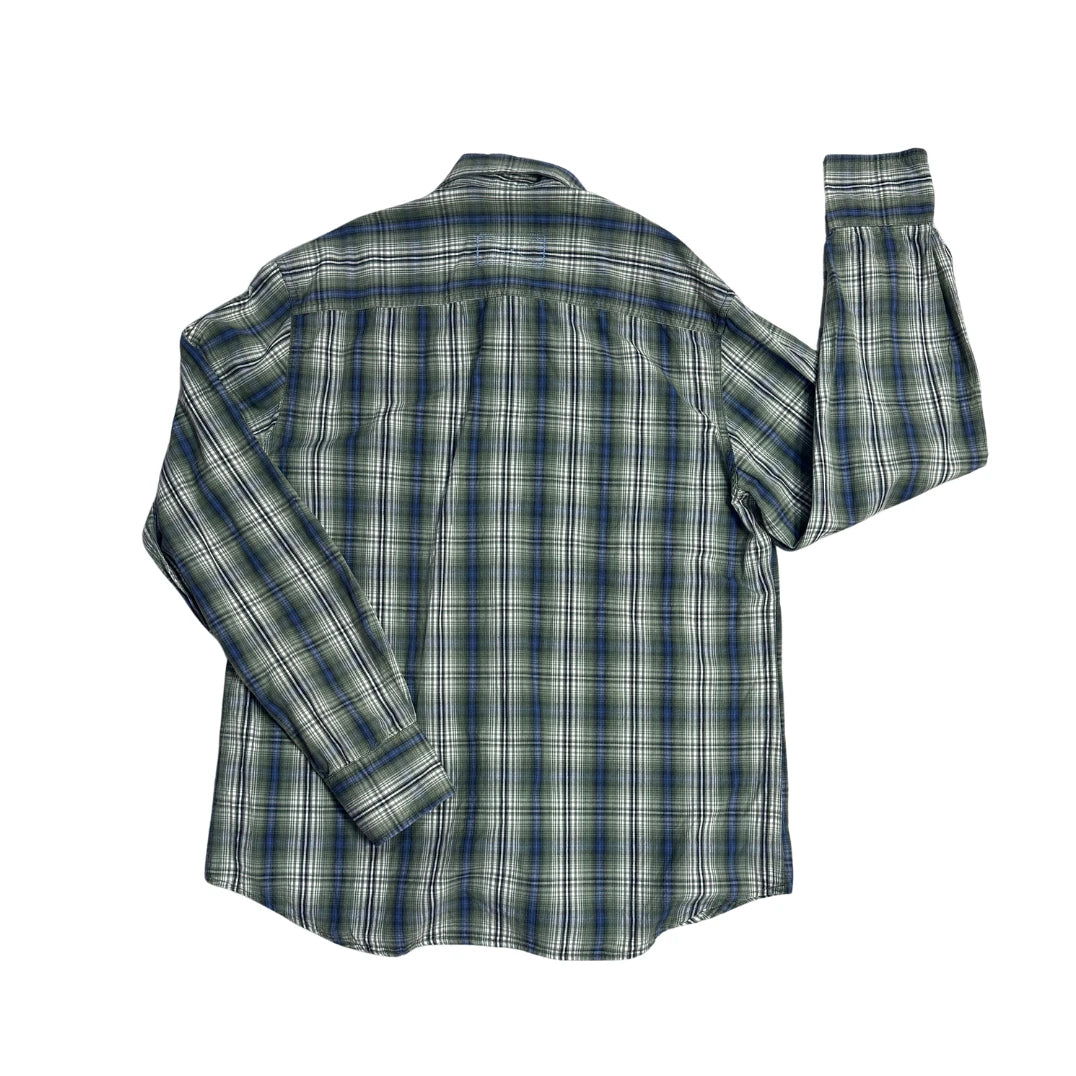 Frank Eden® Green Check Casual Shirt 💚(L)