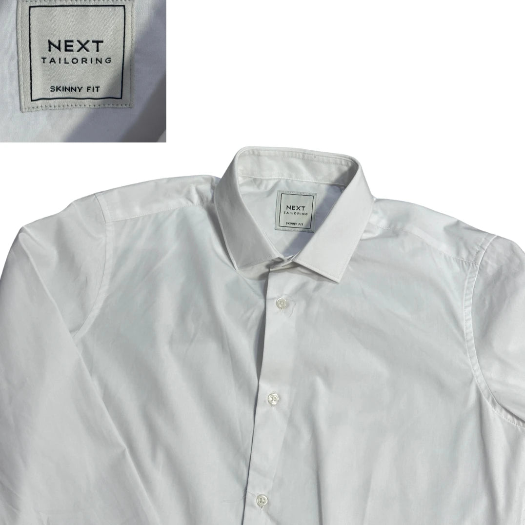Next® White Skinny Fit Formal Shirt 🤍(S)